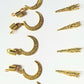 Gold Pointed Hair Beads and Moons 10 ct. - Love Is In The Hair